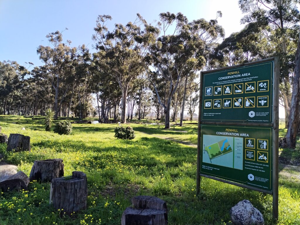 Penhill Conservation Area information board